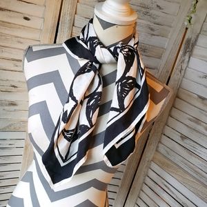 Authentic coach signature silk scarf